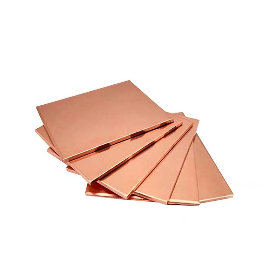 0.3-6mm Natural 99% Pure Copper Sheet Plate Metal guillotine cut -Multiple Sizes
