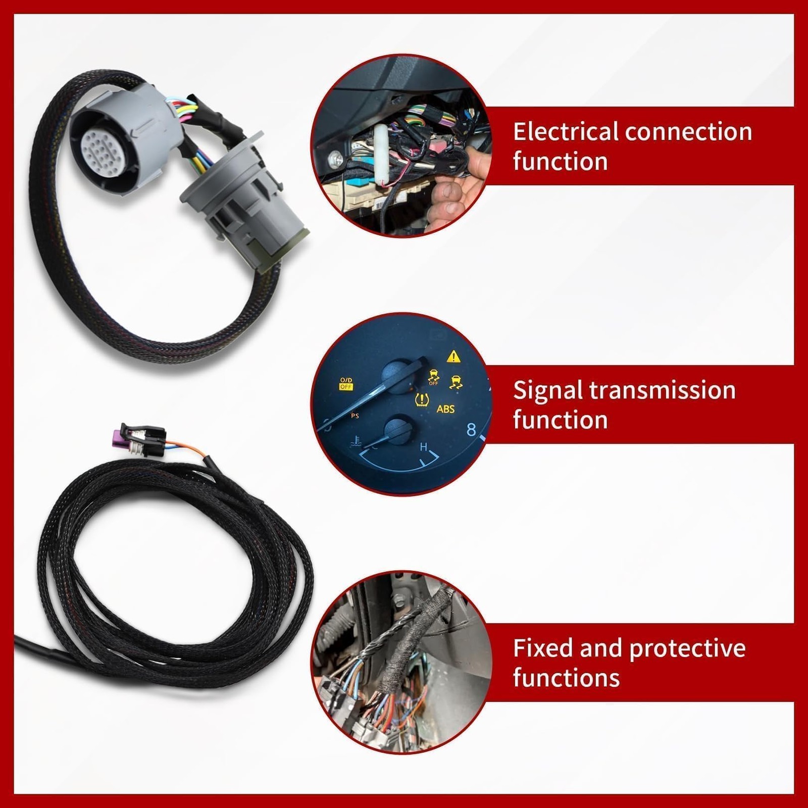 Nakkaa Transmission Adapter Harness Connector 4L60E To 4L80E Swap Compatible
