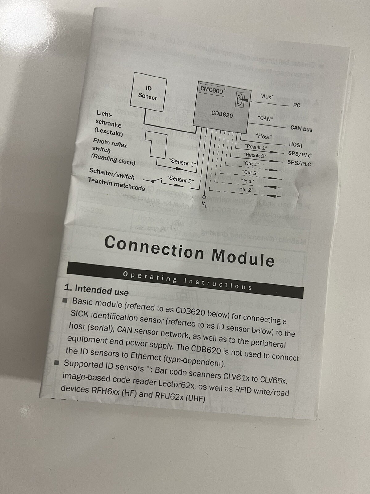 SICK CDB620-001 Connection Module – (Brand New) 1Pcs