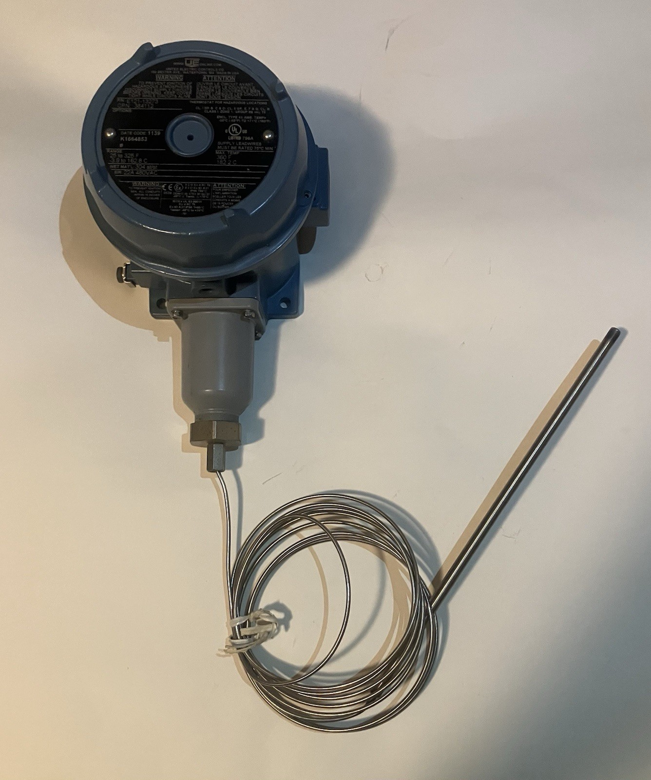 United Electric Controls Thermostat P/N E121-13273