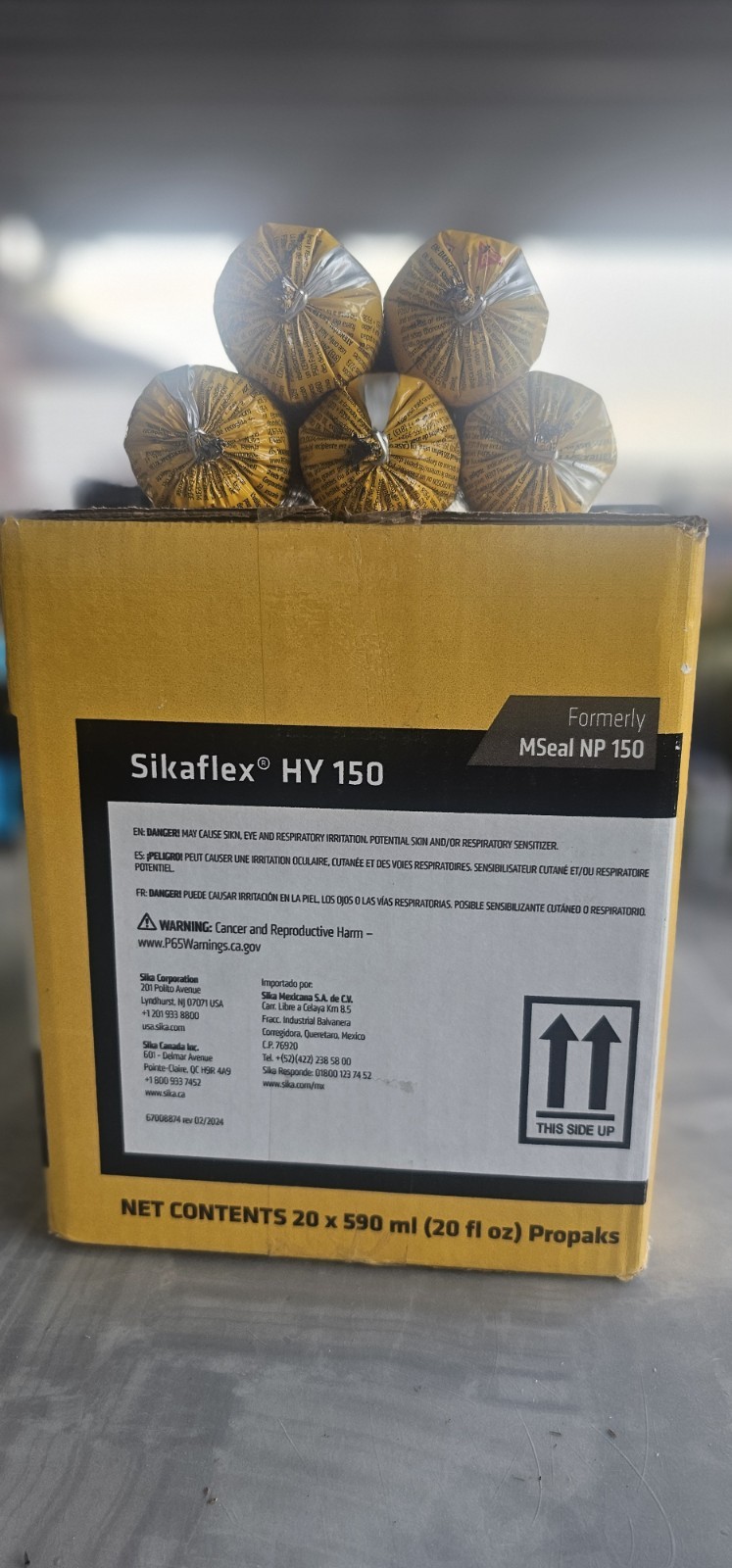 Sika Sikaflex HY 150 Elastomeric Hybrid Sealant 20 x 590ml