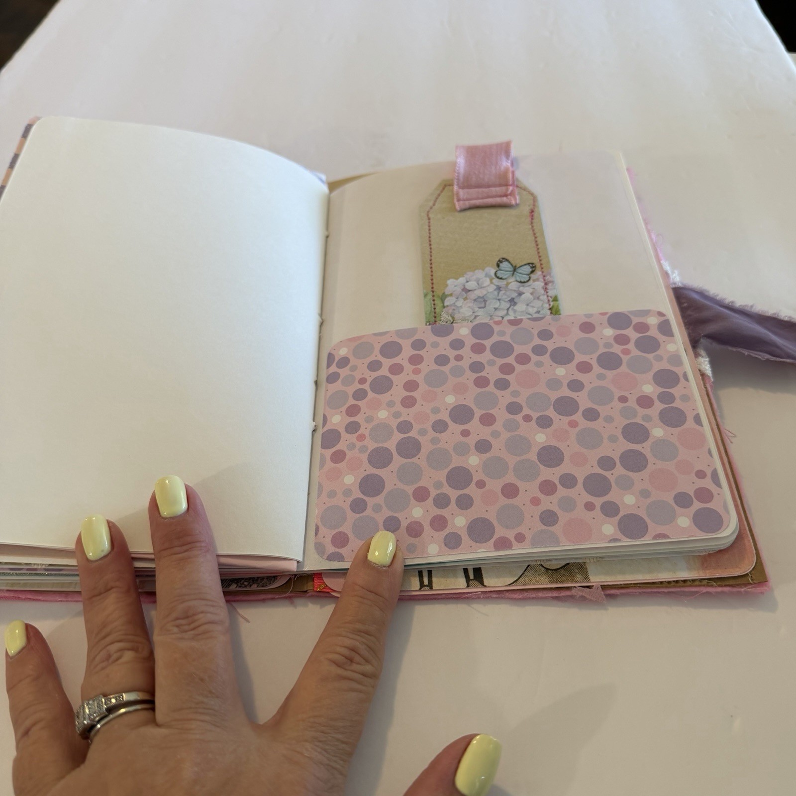 Handmade Patchwork Junk Journal Shabby Chic 9×6