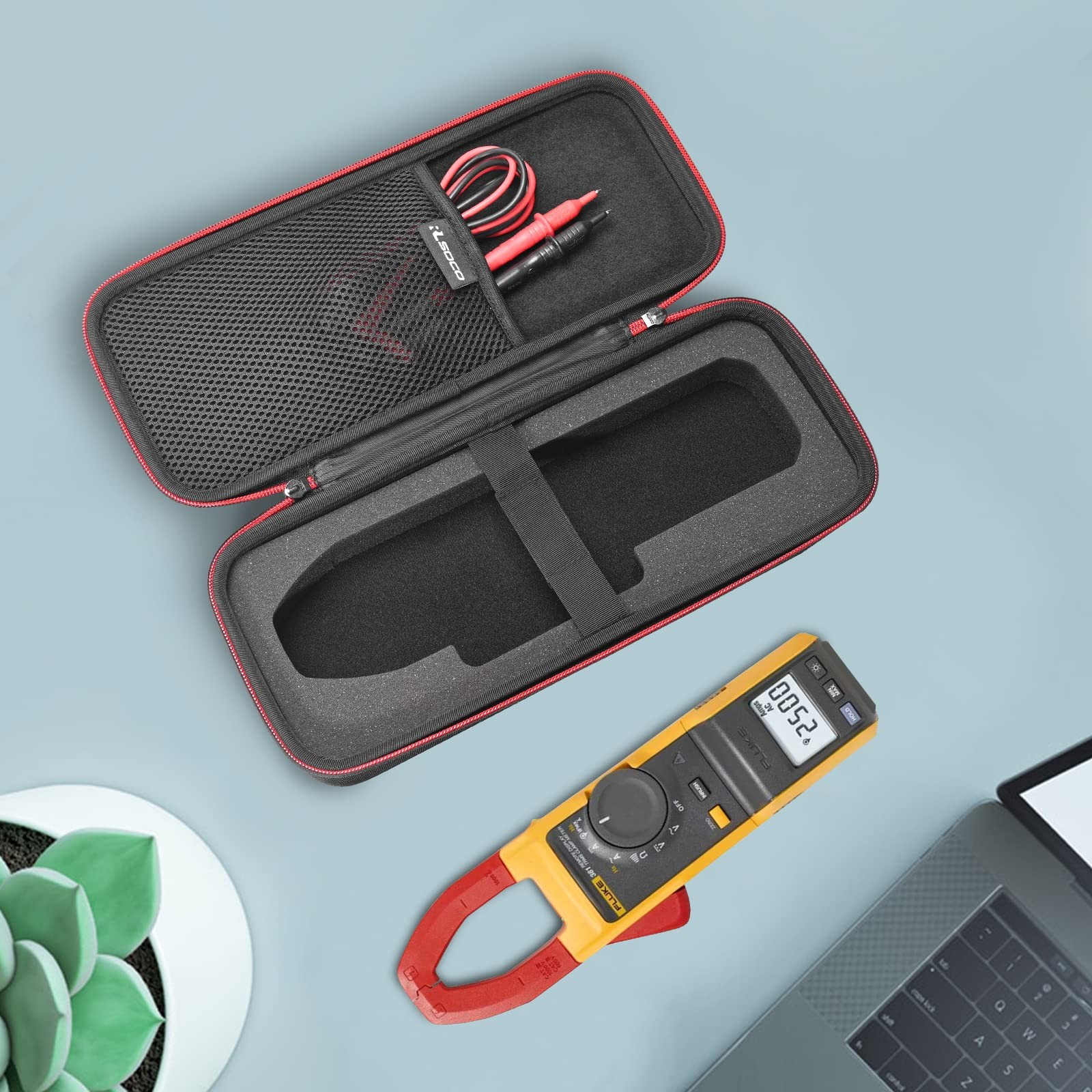 Carrying Case for Fluke 378 FC/381/393 FC/377 FC AC/DC TRMS Non-Voltage Wirel…