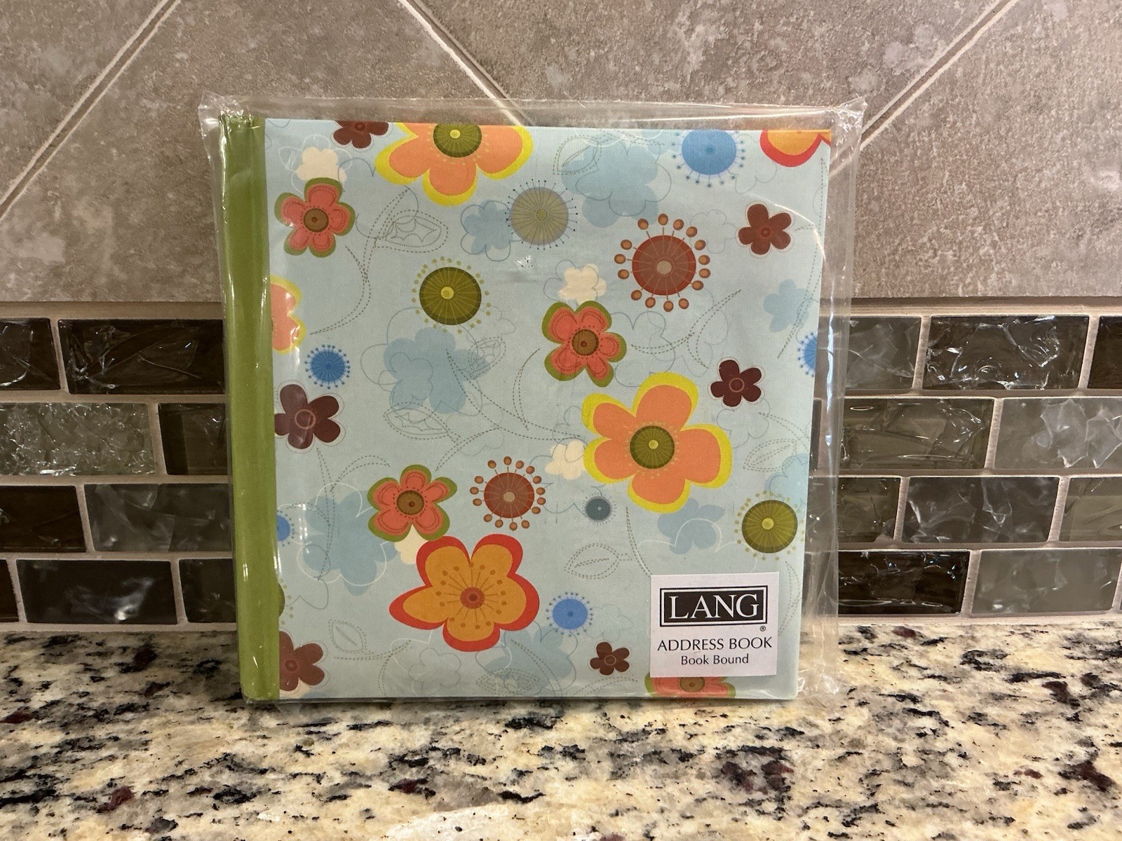 NEW Lang Address Book ‘Book Bound’ sealed item Floral cover