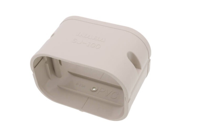 Slimduct INABA 86110 SJ-100-W 100mm 3-3/4″ Coupler White 4″ Coupling – Line set