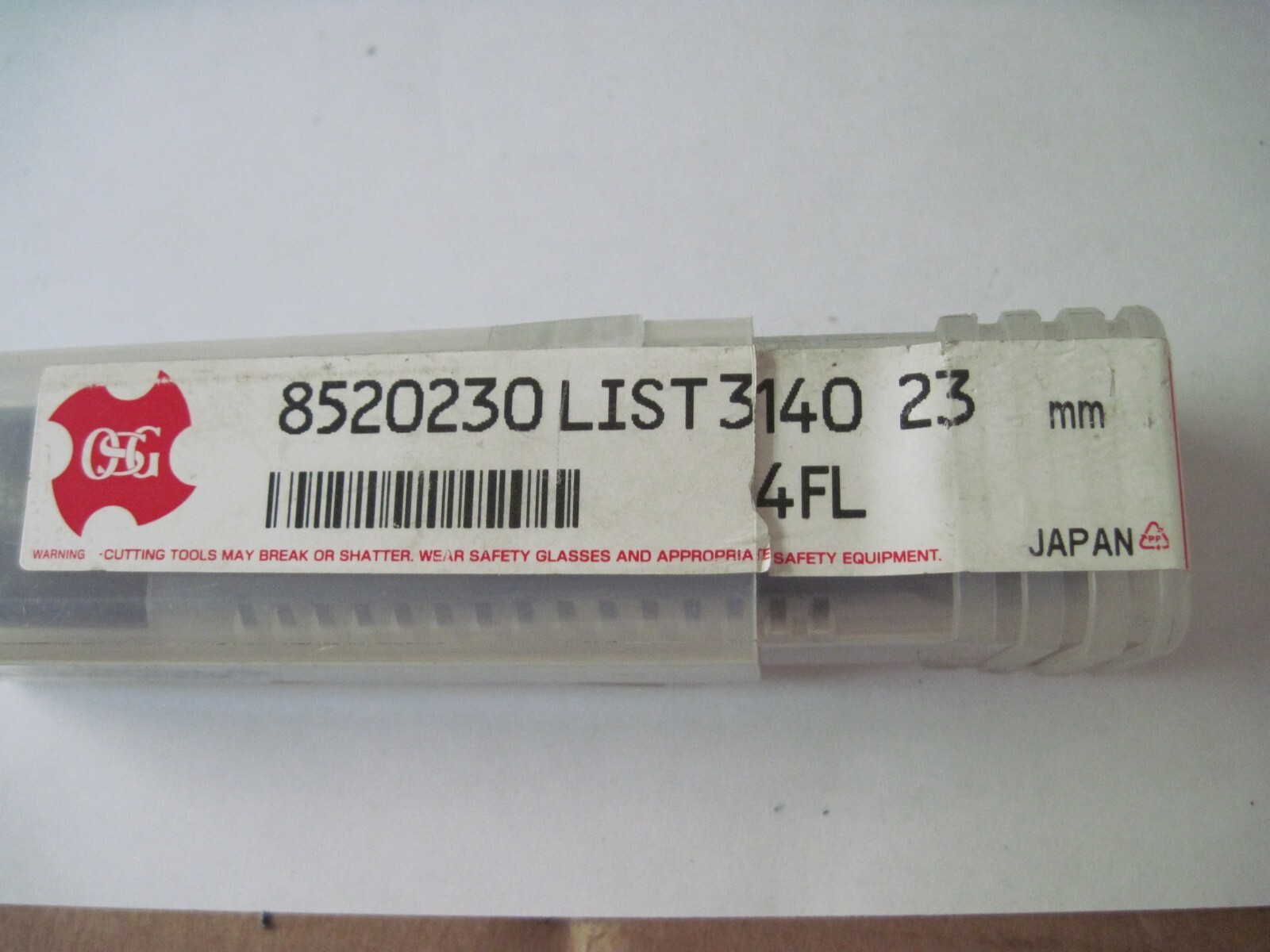 OSG 8520230 3140 Carbide Square End Mill 23mm x 25mm x 45mm x 120mm 4FL EXOCARB