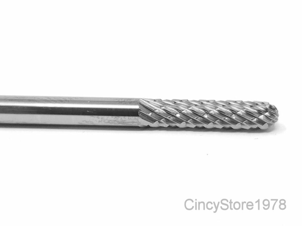 SC42D Cut Solid Carbide Burr Bur Cutting Tool Die Grinder Bit 1/8″ MADE IN USA!!