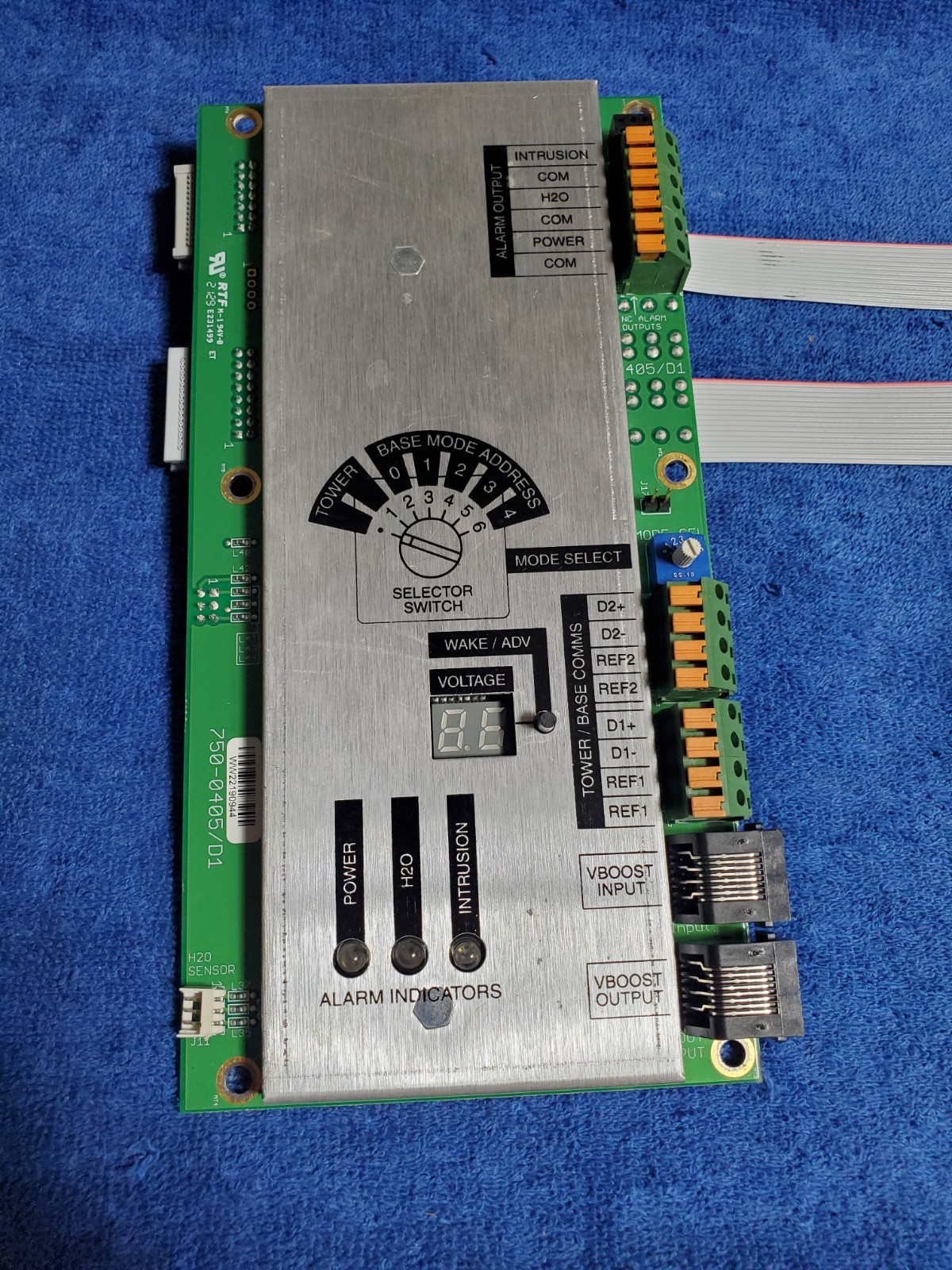 Raycap 3315-ALM-RS485 Alarm Board 750-0405/D1 for OVP Telecom USED