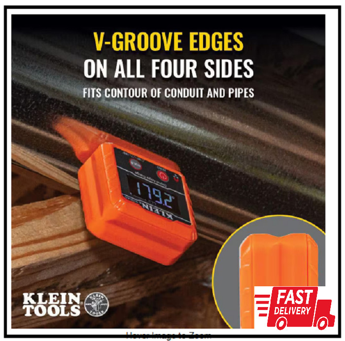 Klein Tools Digital Angle Finder Gauge and Digital Leveler Water/Dust Resistant