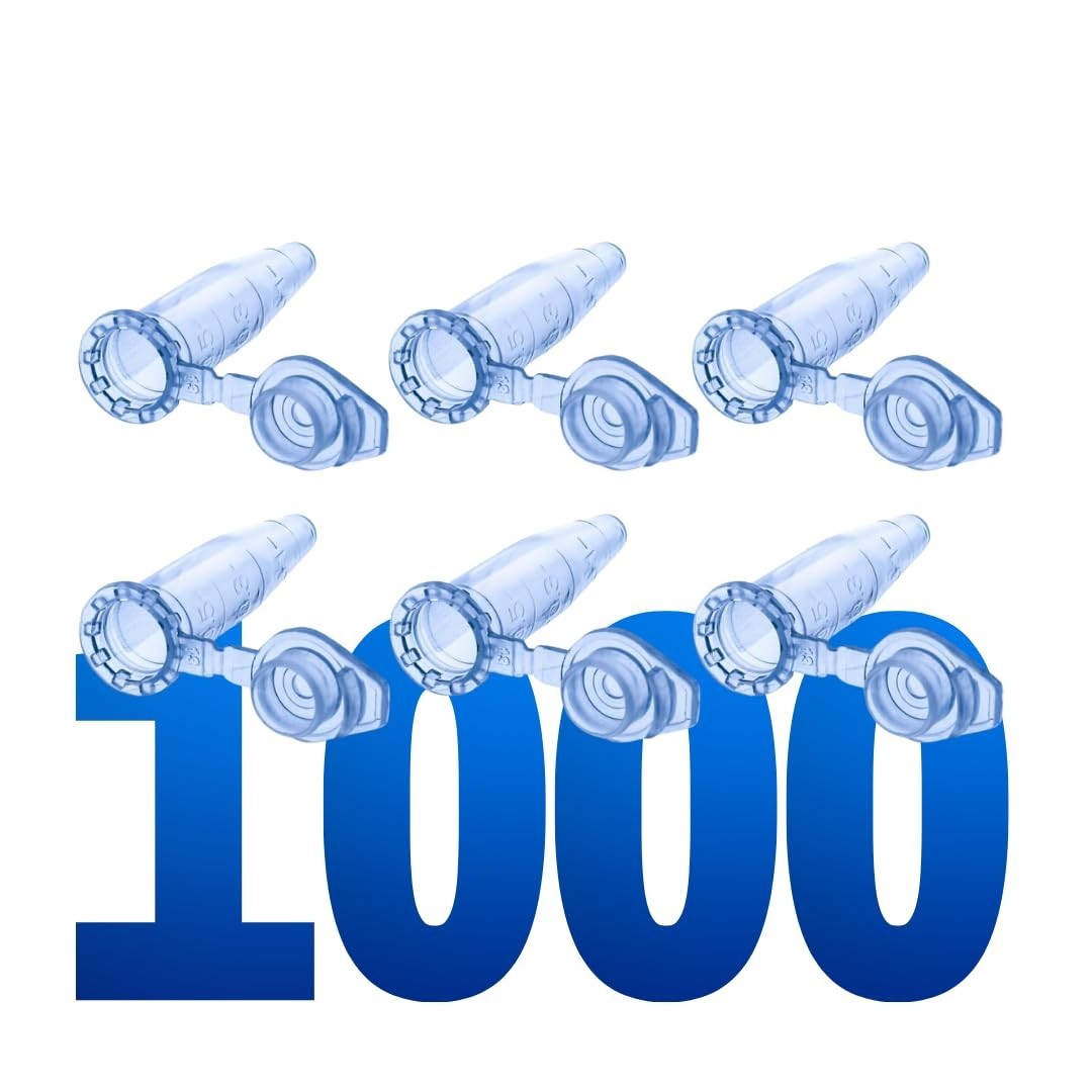 LabXcel Centrifuge Tubes Conical Screw Caps Polypropylene for Laboratory – 0.5ml