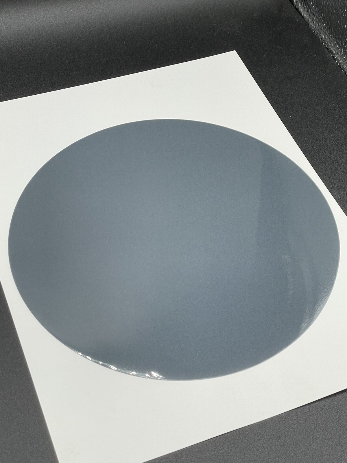 (Qty 25) 30 Micron Silicon Carbide Abrasive Film 8″ Disc – Black
