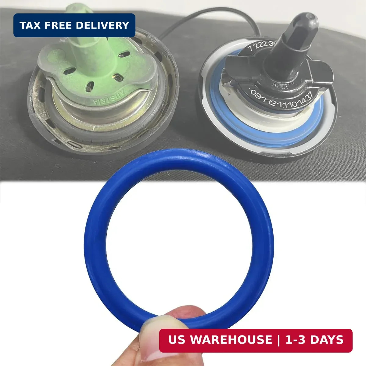 2pcs Tank Cap Seal Fuel Filler Gas Cap Repair O-ring Gasket for Mini Cooper BMW