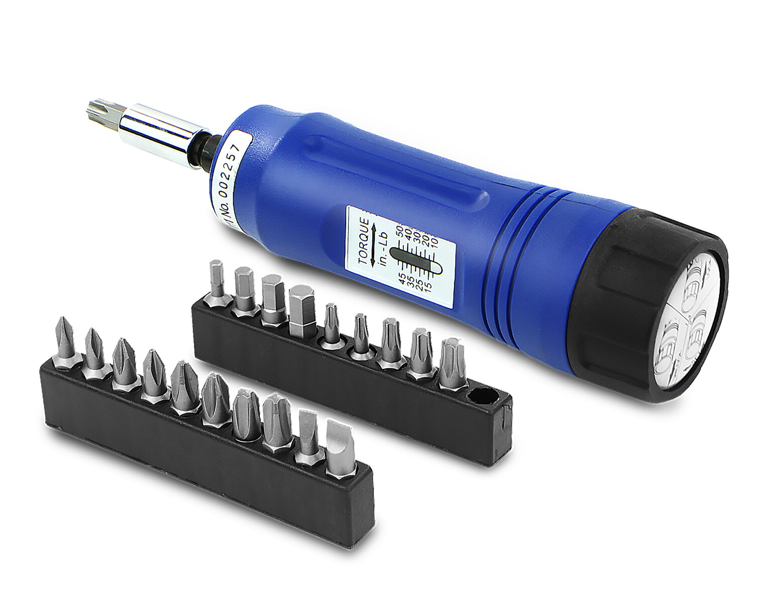 Stark USA 21-Pieces Adjustable Torque Screwdriver 14″ Long Shank 10-50 IN/LB