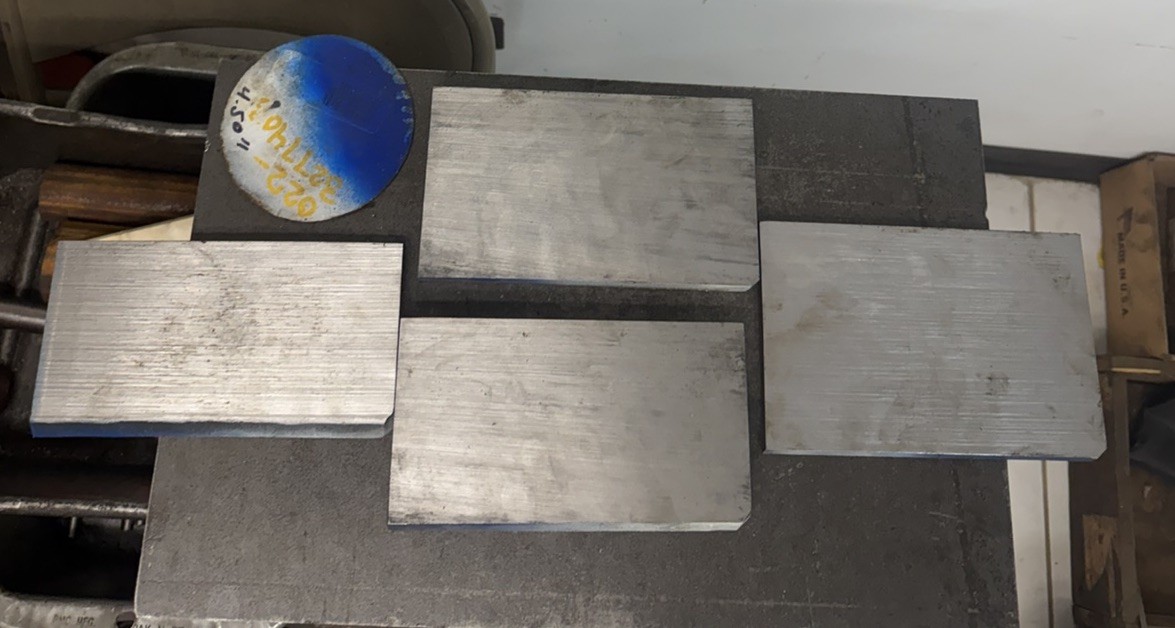8620 Alloy Steel Bar Stock – Cutoff Lot (5 PCS, Approx 30.00 LBS)