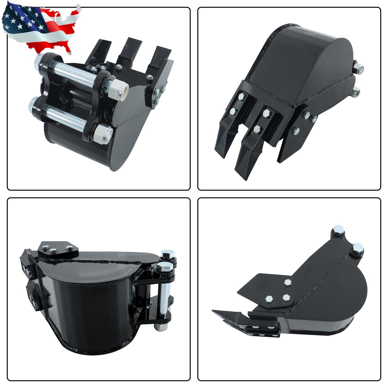 200mm Narrow Bucket Accessory Fit For Mini Excavators Small Digger Attachment