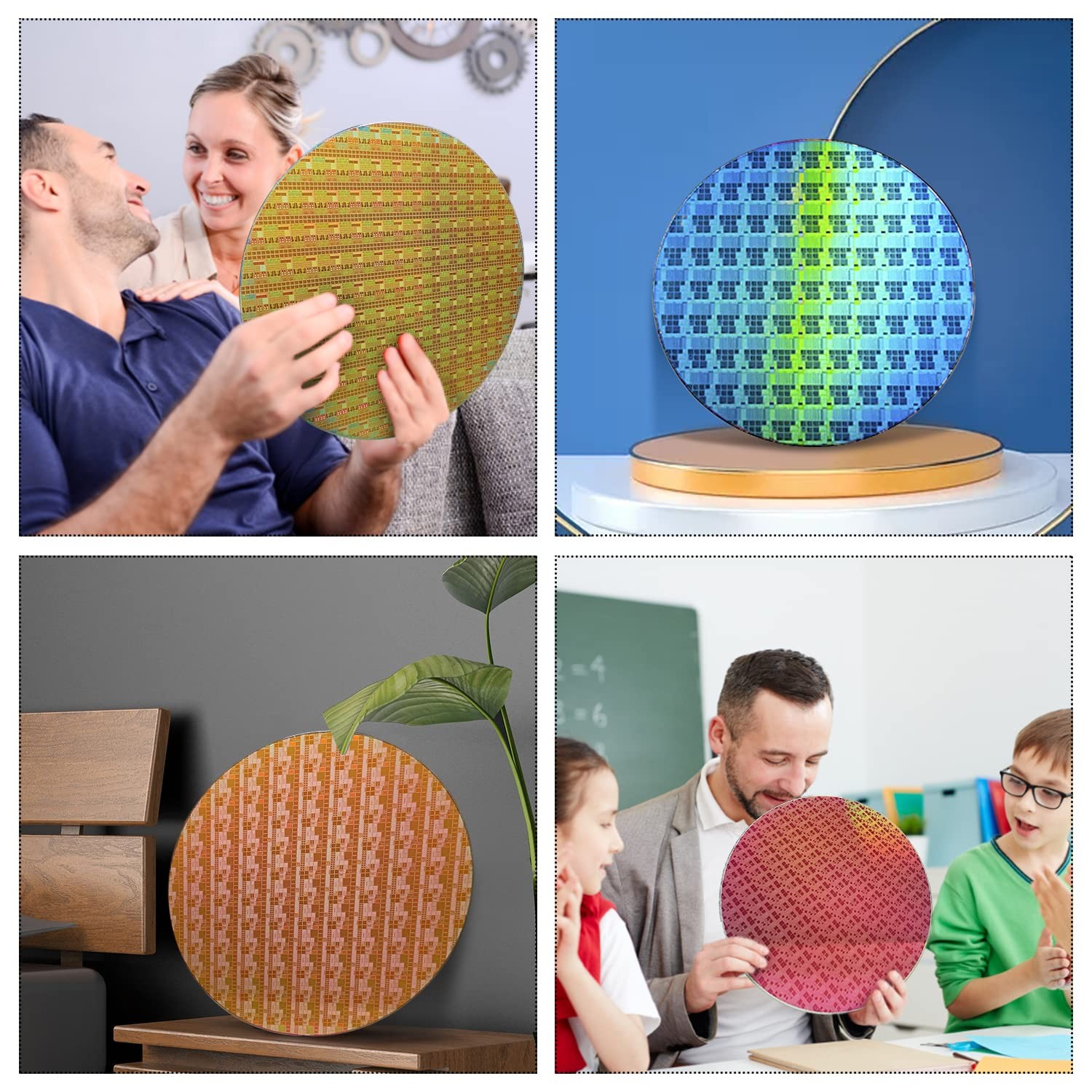 12 inch Integrated Circuits Silicon Wafer Made by Copper Process