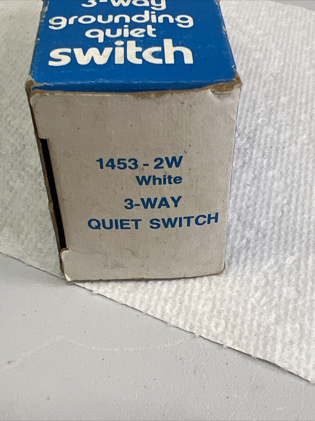 Leviton 1453-2WS 3-Way 15 Amp Quite Toggle Switch with Ground – White