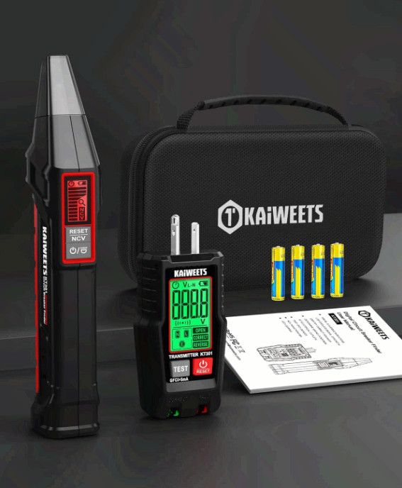 Circuit Breaker Finder with LCD Display, GFCI Outlet Tester, Electrical Circuit