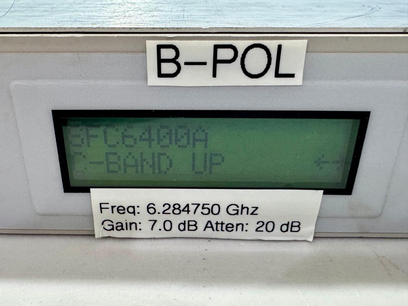 Radyne SFC6400A C-Band Up Converter – TESTED TO POWER ON – No Accessories
