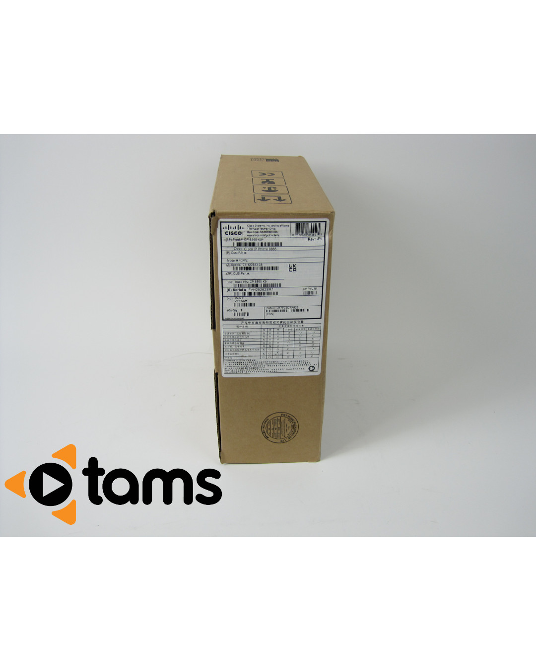 New Cisco 8865 IP Phone CP-8865-K9