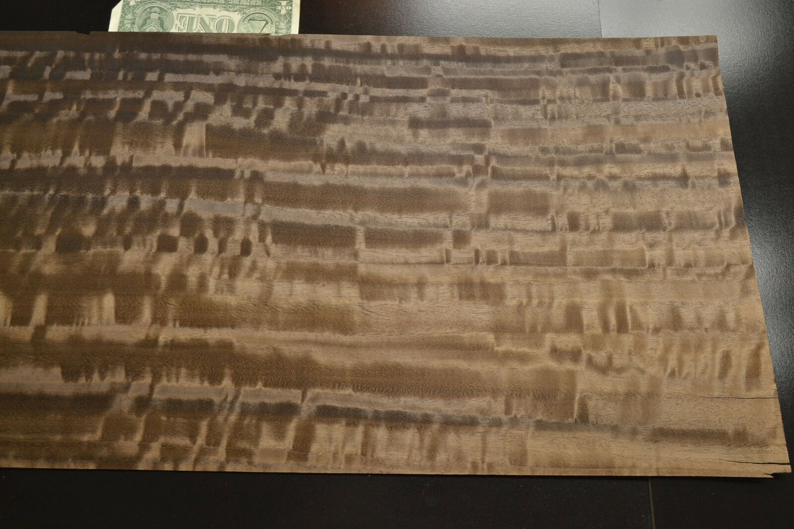 Fumed Eucalyptus Raw Wood Veneer Sheet 13 x 33 inches 8628-9