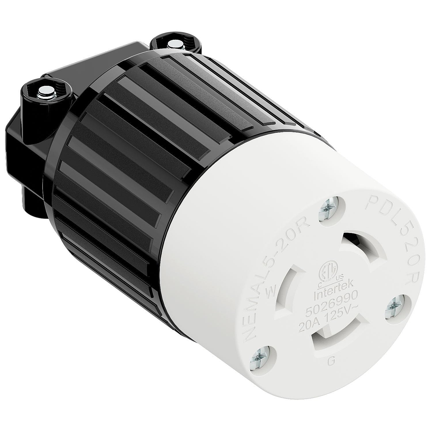NEMA L5-20R Locking Plug Receptacle (ETL Listed) Twist Lock L5-20R 20Amp 125Volt
