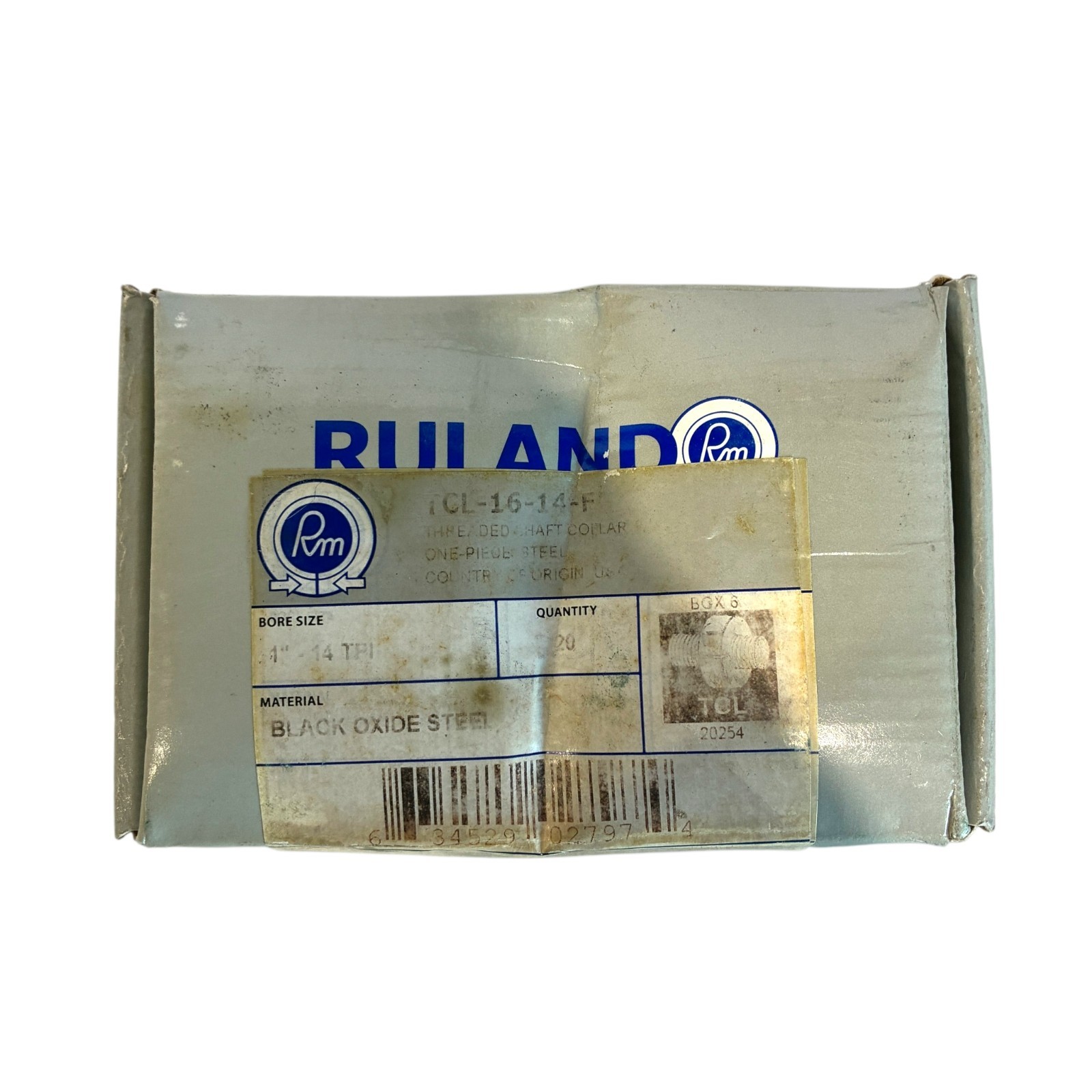 Ruland TCL-16-14-F Threaded Shaft Collars 1″ – 14 TPI One-Piece Steel 20 QTY