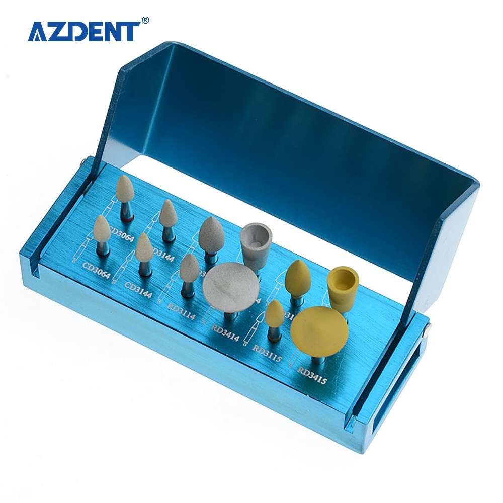 Dental Zirconia Intraoral Clinical Diamond Polishing Kit For Low Speed Handpiece