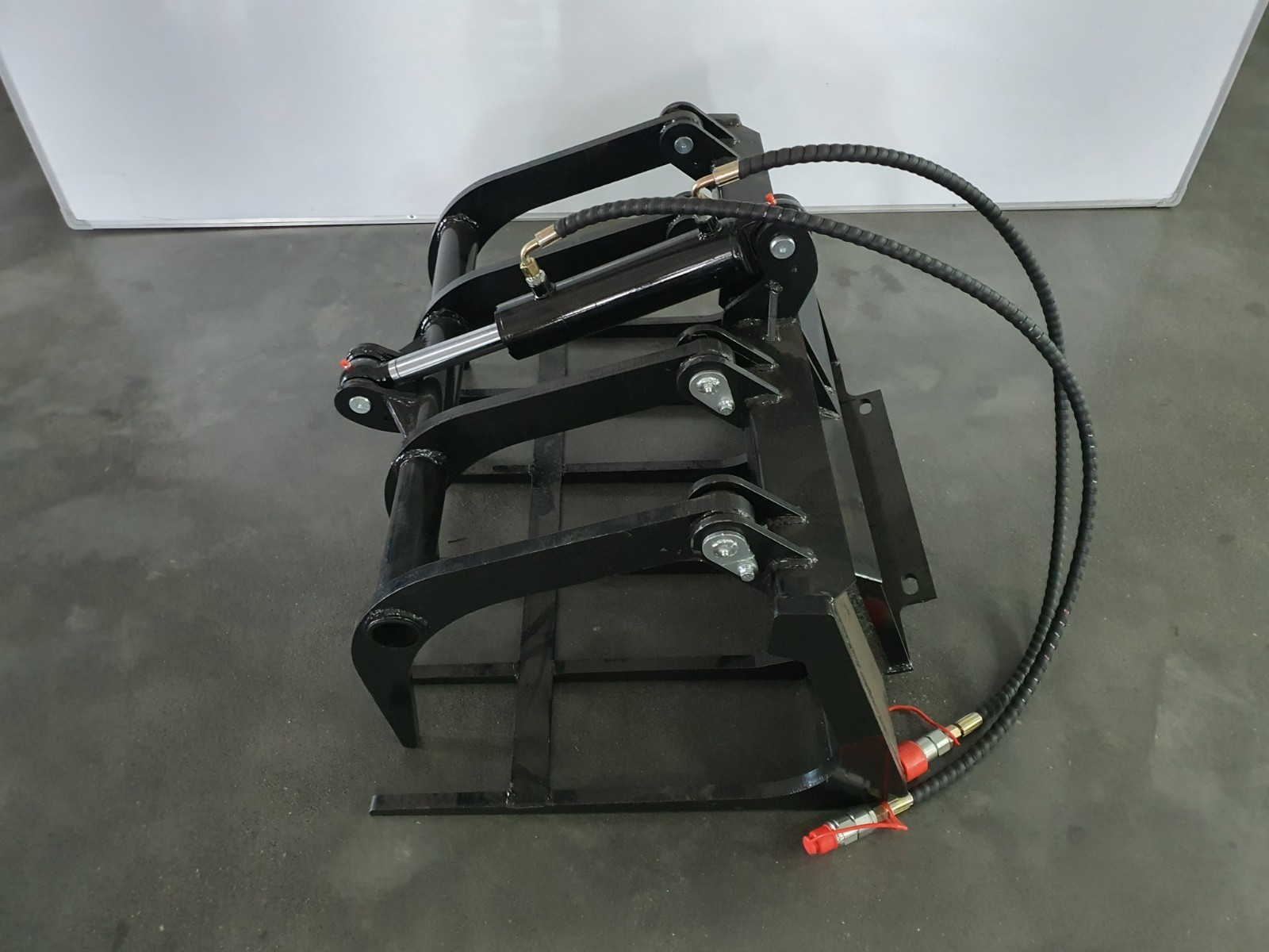 Agrotk 39in Grapple Attachment Hydrualic Wood Grabber Bucket For Mini Skid Steer