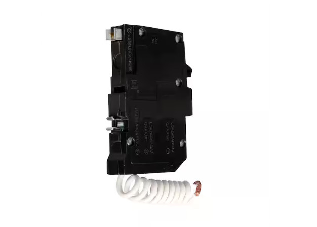 Square D QO120GFICP 120 VAC 20A Mini Ground Fault Circuit Breaker – Black