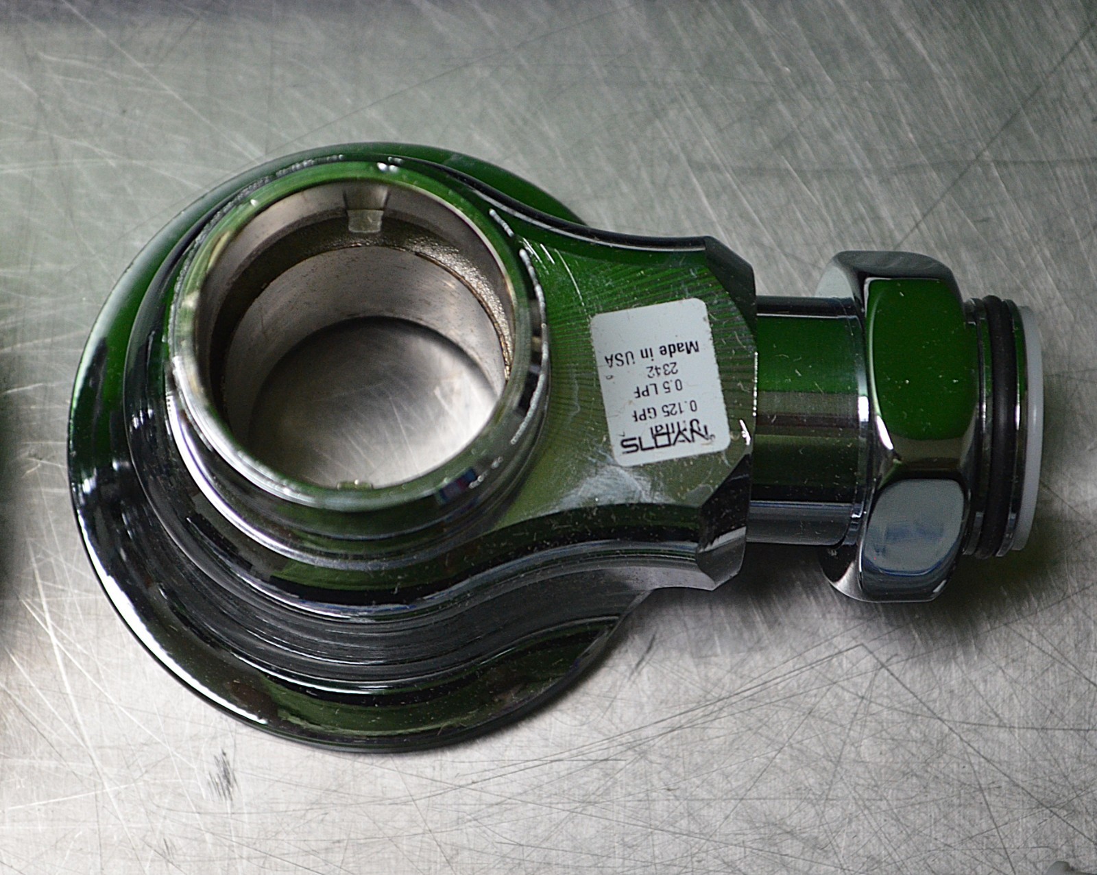 Sloan 8186-0.125 Exposed Battery Operated Sensor Urinal HEU Flushometer Mod 8100