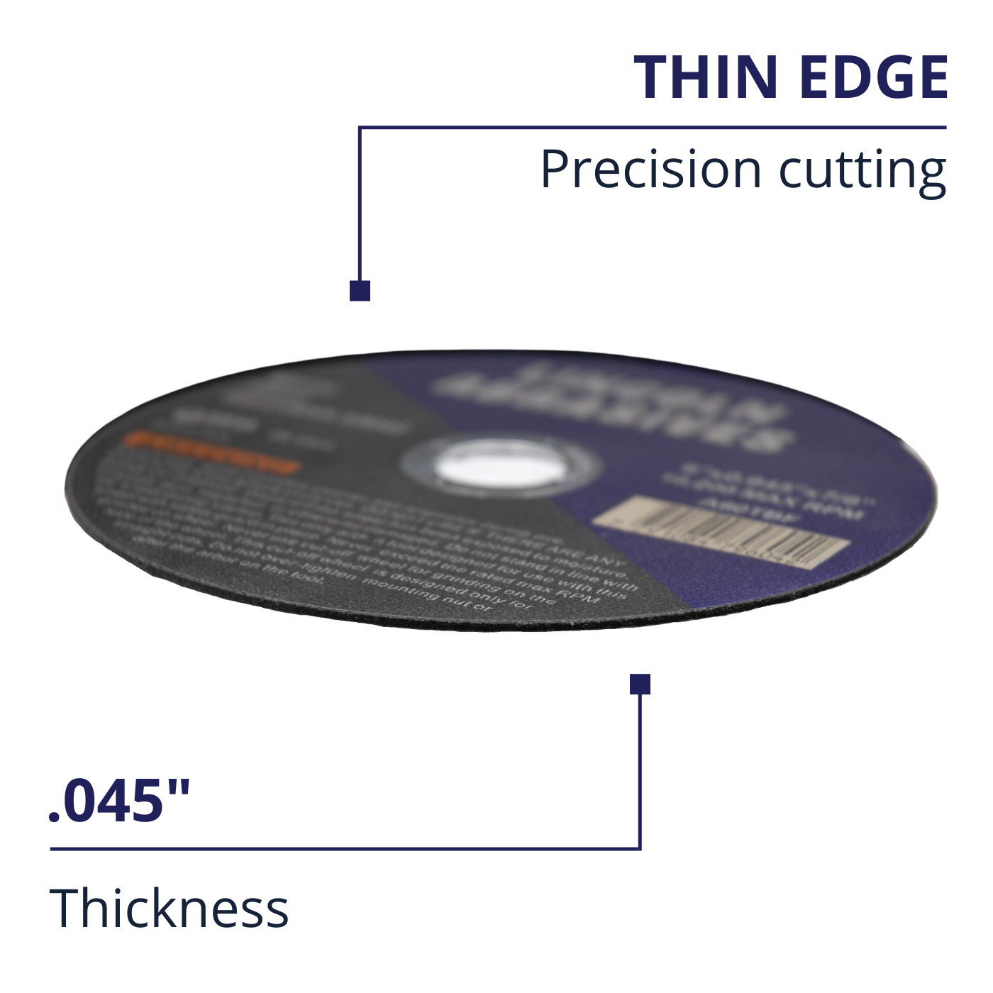 200 Pack 6″ x .045″ x 7/8″ Cut-off Wheels Cutting Discs Stainless Steel & Metal