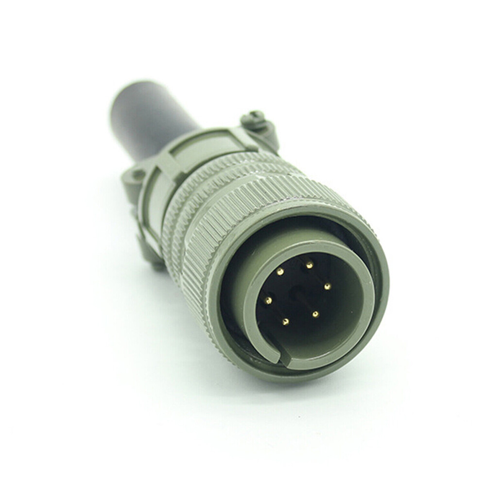 6 Pin Metal Plug and Clamp S12020-27 Connector for Linc. TIG MIG Welder