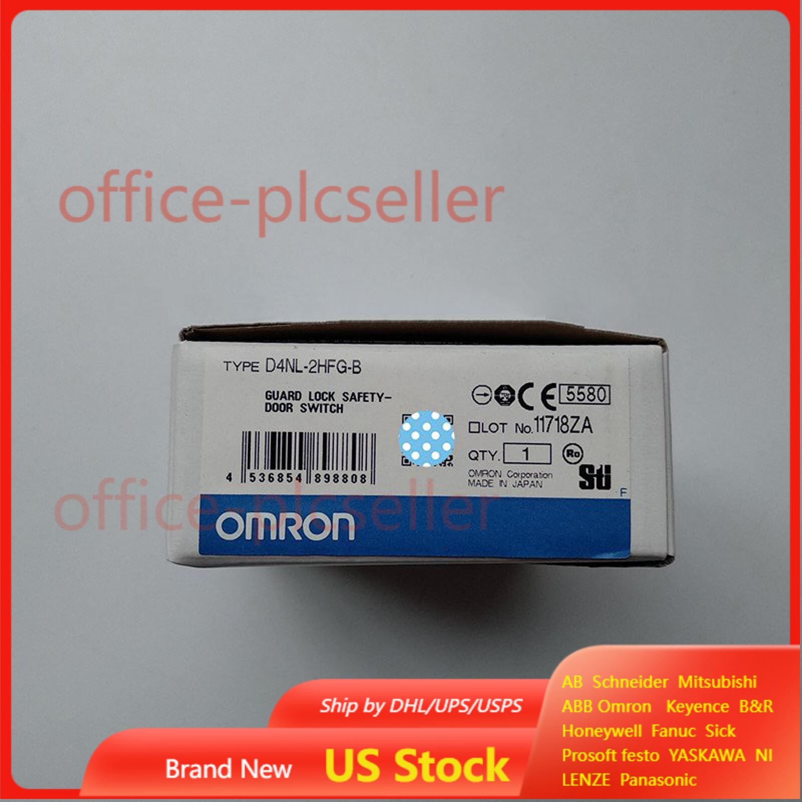 OMRON D4NL-2HFG-B Safety Door Switch D4NL2HFGB New US Free TAX