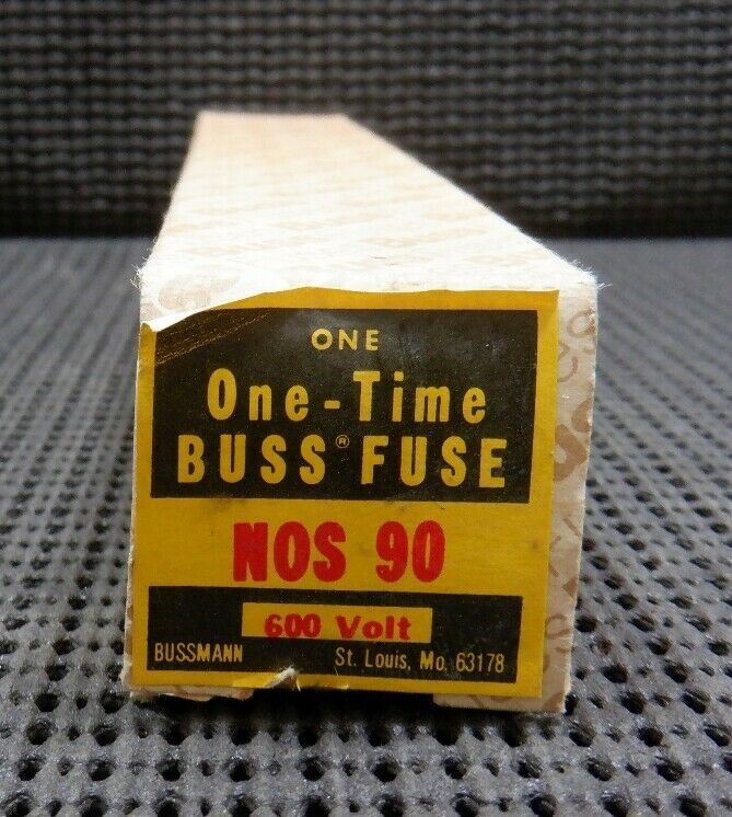 Bussmann NOS-90 Class H 90A 600V One-Time Fuse NOS 90