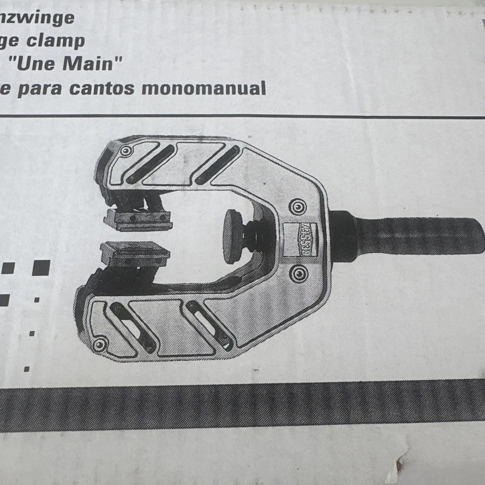 Bessey Edge Clamp Quick One-Handed Operation EKT55 Made In Germany New