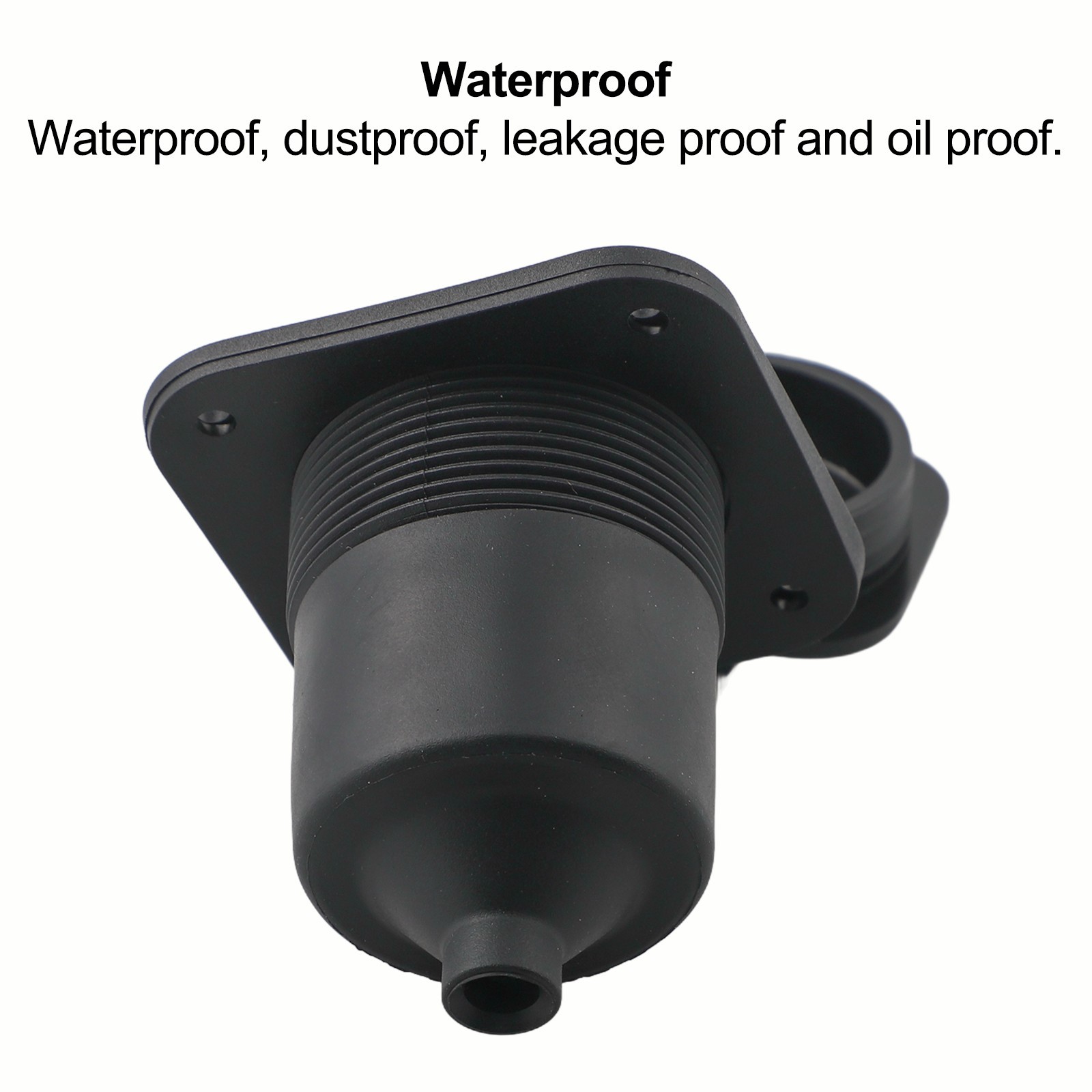 Automotive Commercial Flanged Socket Inlet Receptacle 125V 50Hz/60Hz
