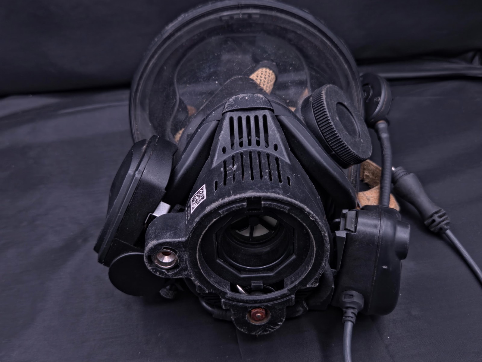 MSA Ultra Elite Full Face Respirator Mask Medium Comms Mic Untested Parts Repair