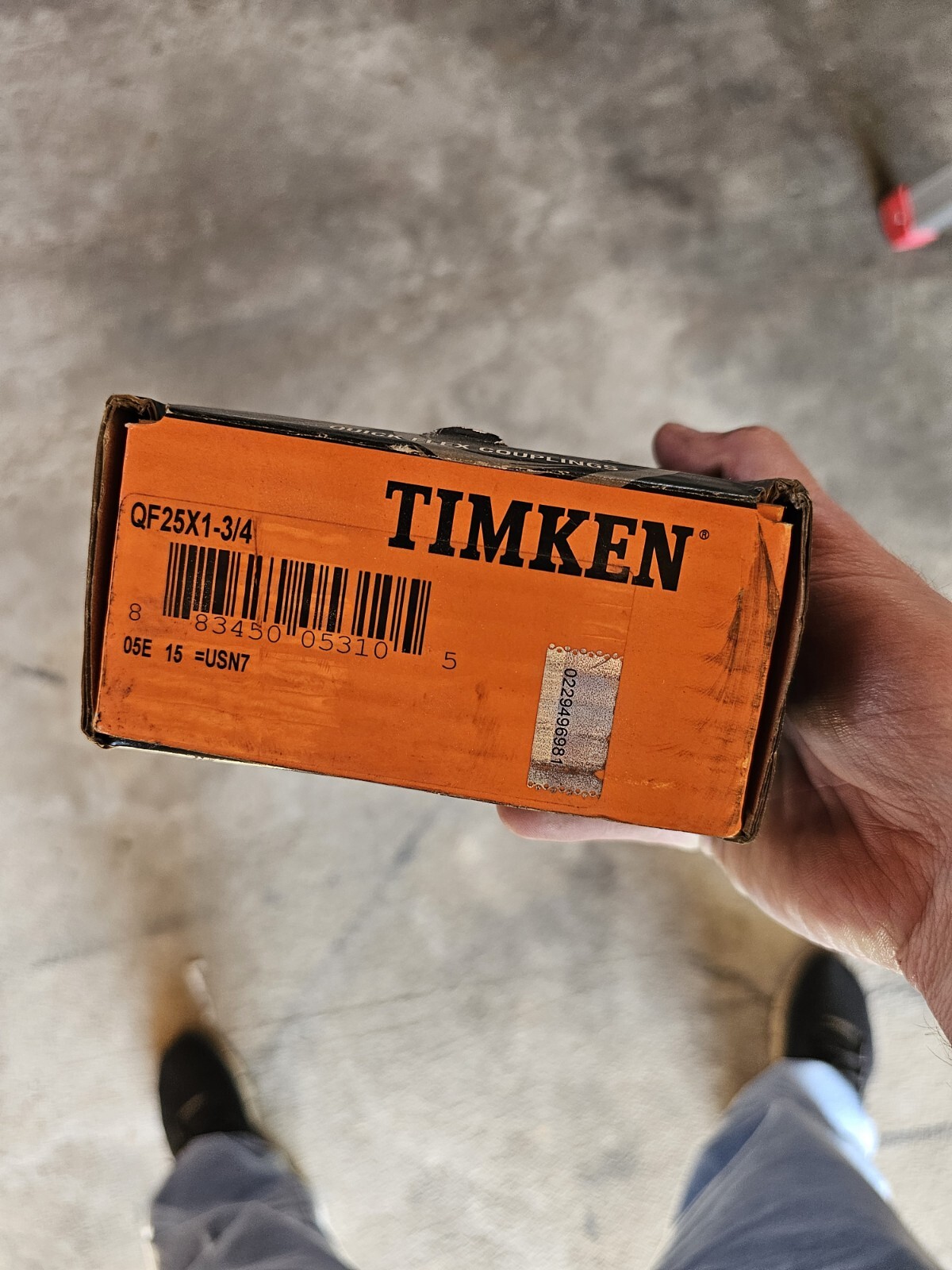 Timken Belts Quick-Flex® QF25X1-3/4 Straight Jaw Coupling Hub With Keyway and…