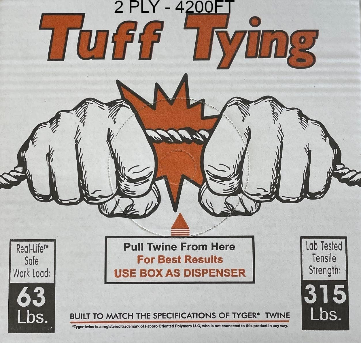 Tuff Tying Twine – Polypropylene, UV, Moisture and Chemical Protection Twine for