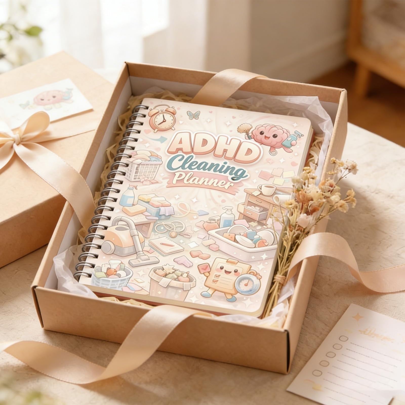 Adhd Cleaning Planner & Checklist – Undated Daily & Weekly Cleaning Schedule