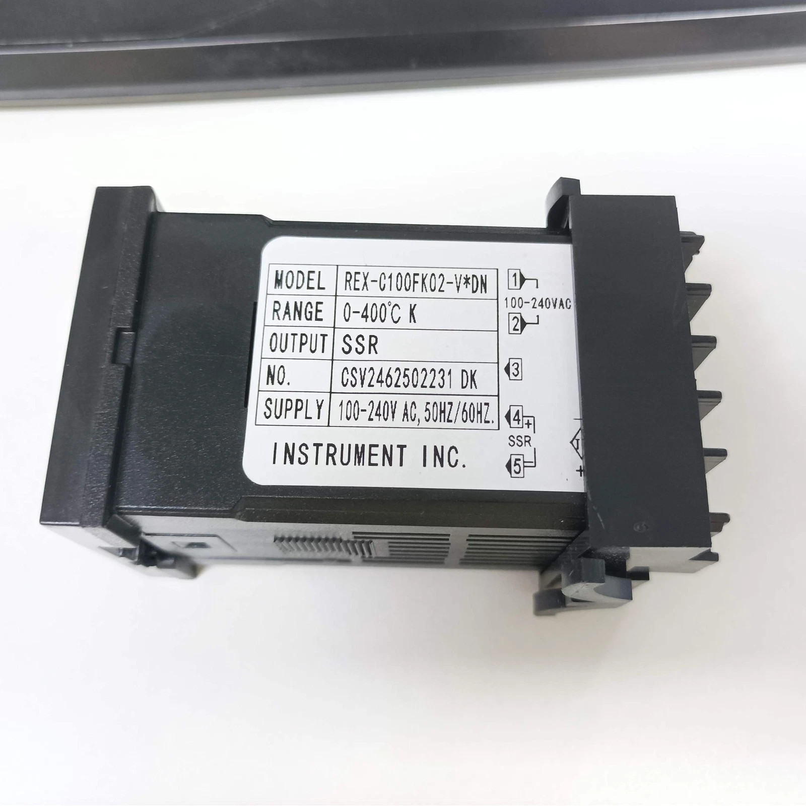 PID REX-C100 Temperature Controller SSR 40DA K Thermocouple Heat Sink Kit USA