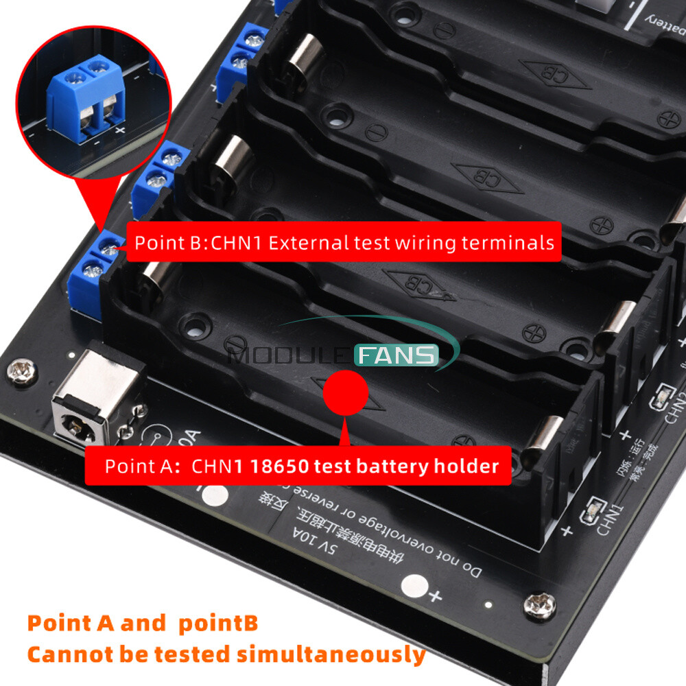 18650/21700 Battery Capacity Internal Resistance Tester Auto Charging Discharge