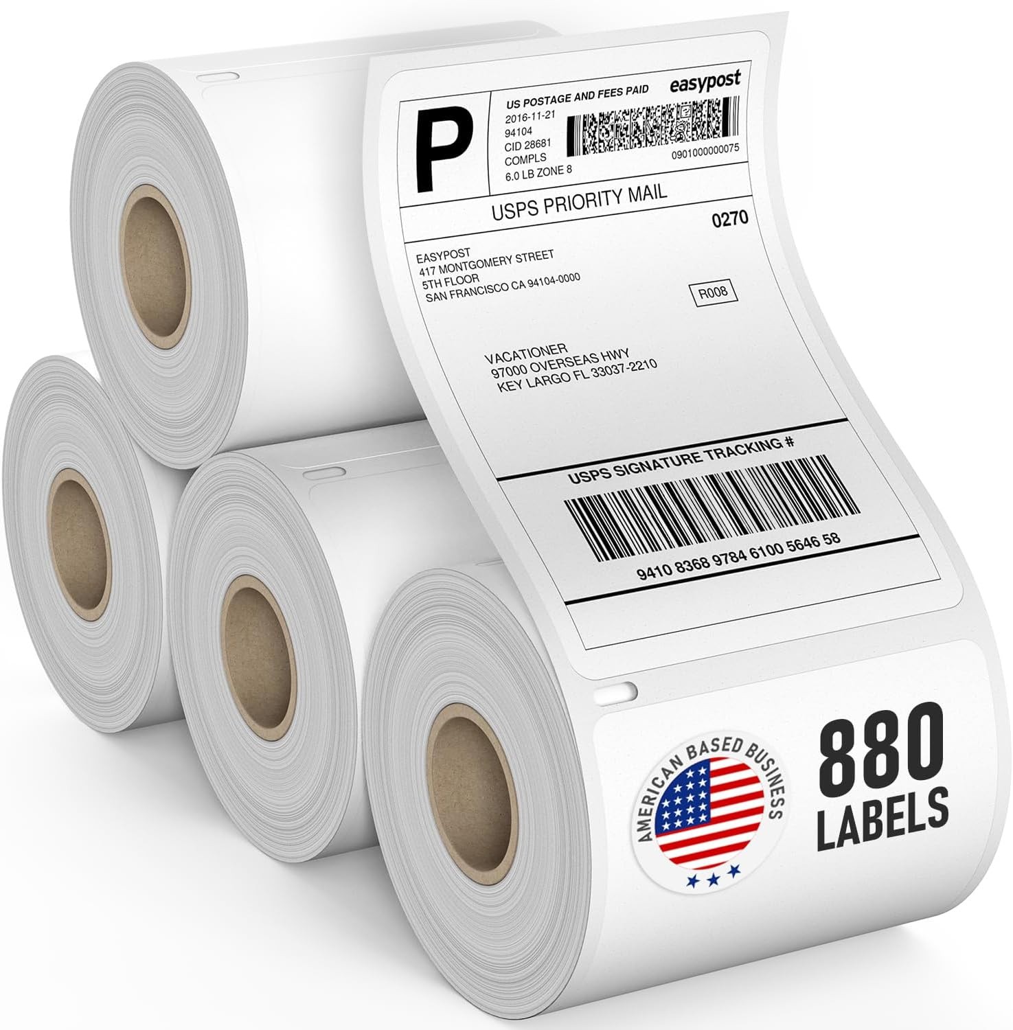 Dasher Products Thermal Shipping Labels Compatible with Dymo LabelWriter 4XL …