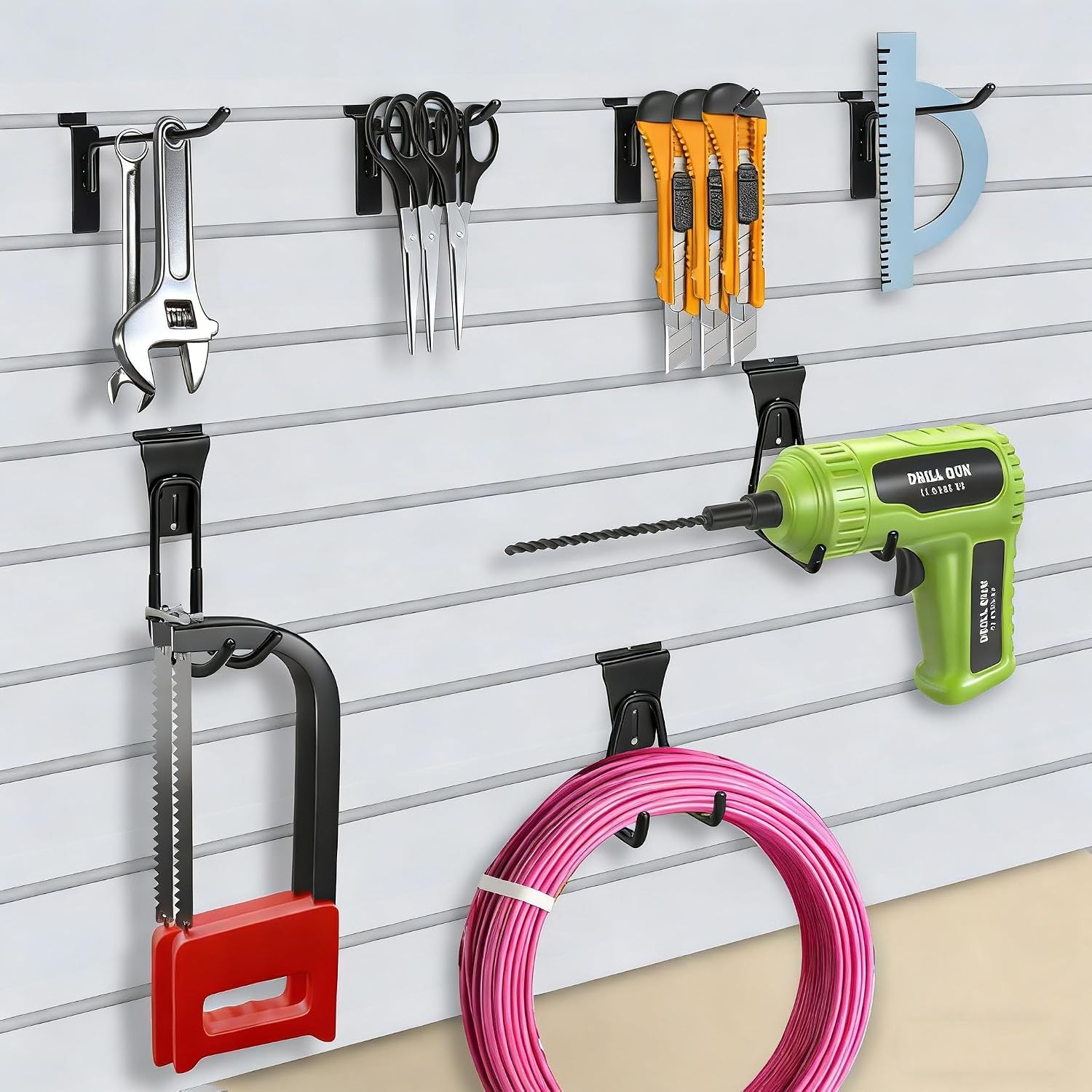 Heavy-Duty Slatwall Baskets & Hooks Slatwall Accessories Standard Slatwall