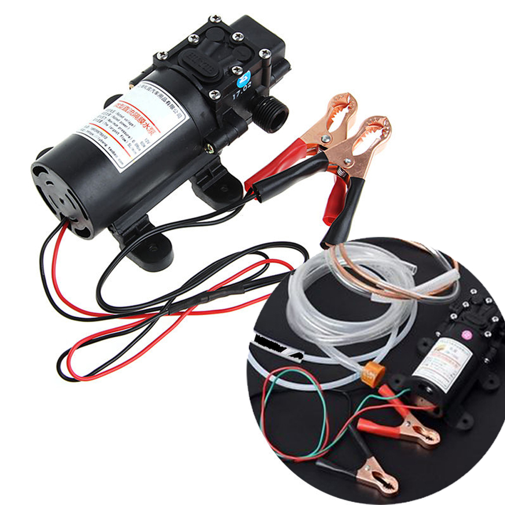 DC 12V Marine Auto Transfer Pump Oil Extractor Oil Change Pump 0.8MPA 5L/Min TOP