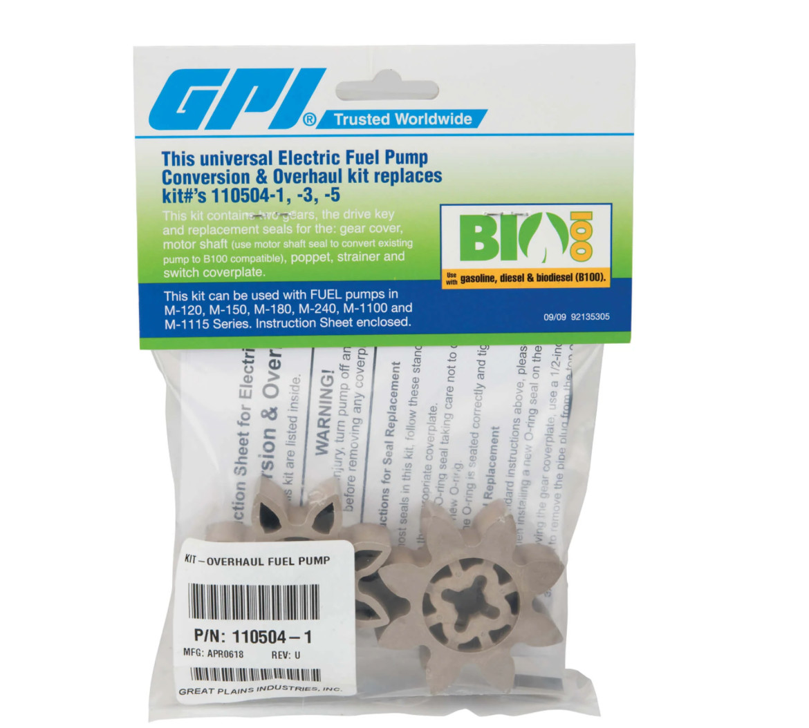 GPI 110504-1 Conversion and Overhaul Kit for all M-Series Fuel Transfer Pumps