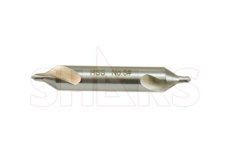 SHARS 15PC HSS Center Drill Set 60° Combined Countersink #1,2,3,4, 4-1/2,5 !}