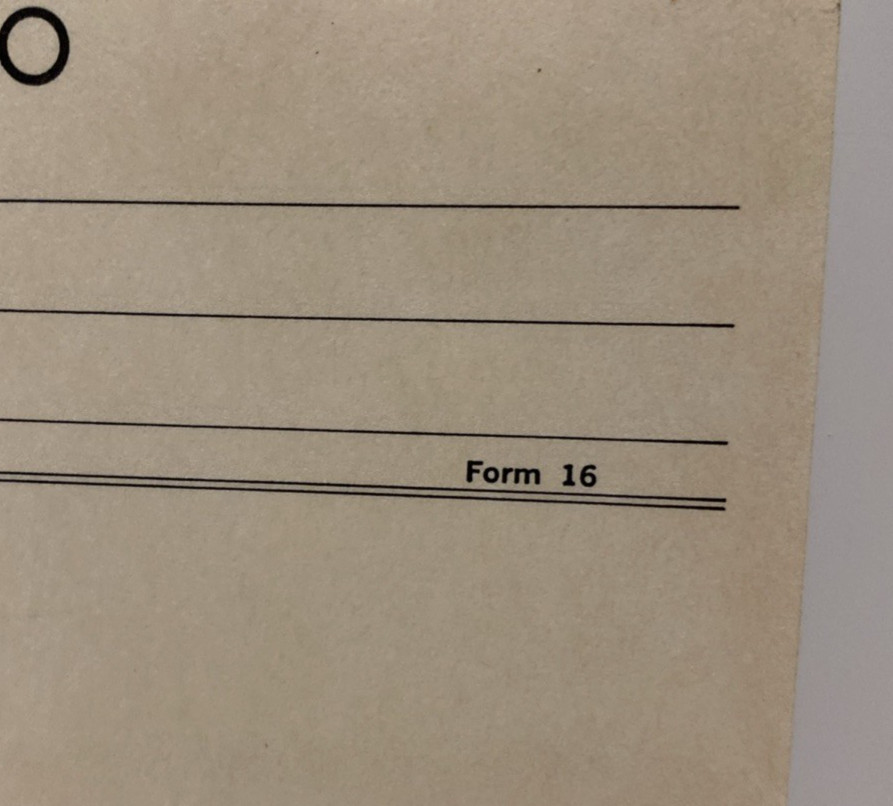 Vintage «Put it in Writing» Memo Pad 8 1/2″ x 5 1/2″ 45 sheets 2 holes at Top