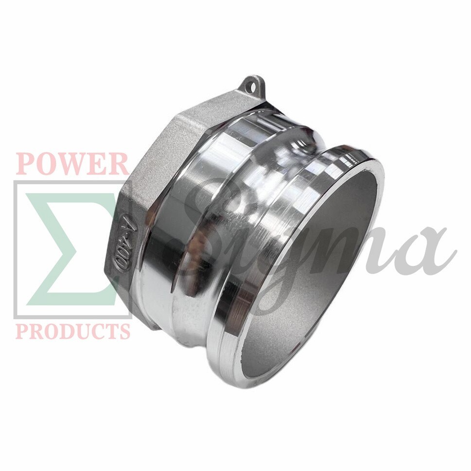 Sigma Aluminum TypeA Cam Groove Coupling Fitting 4″ Male Camlock x 4″ Female NPT